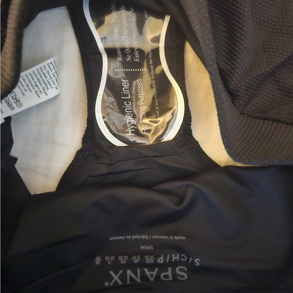 SPANX Black Mini SWIM Skort - Picture 4 of 6
